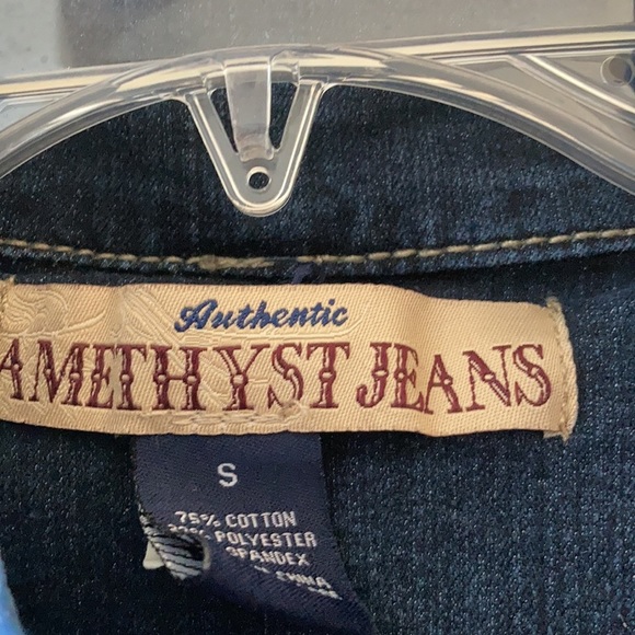 FINAL MARKDOWN AMETHYST jeans denim jacket small - Picture 3 of 3